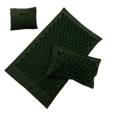 NOCHE Organic Linen Lotus Needle Punched Cushion, Cushion Plus Pillow - Image 2