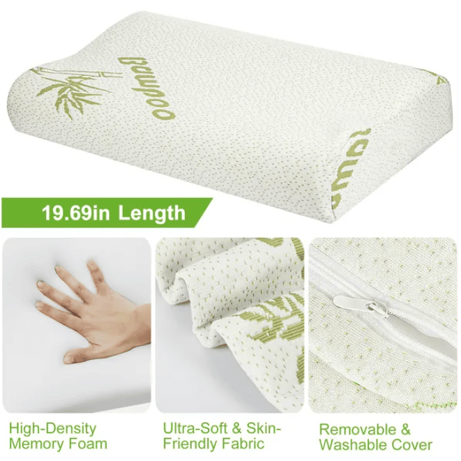 NOCHE Bamboo Memory Foam Pillow - Image 3