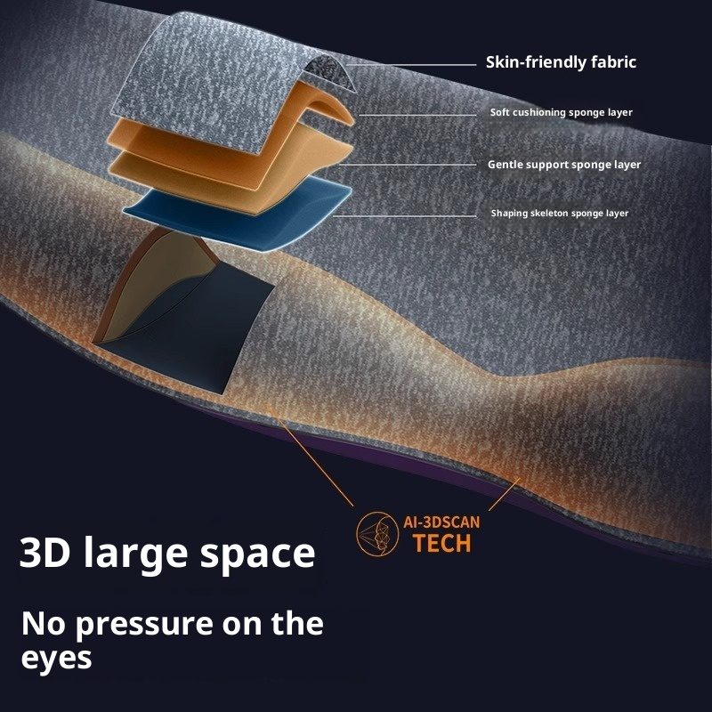 NOCHE 3D Three-dimensional Shading Eye Mask Sleep Summer Lunch Break - Image 3