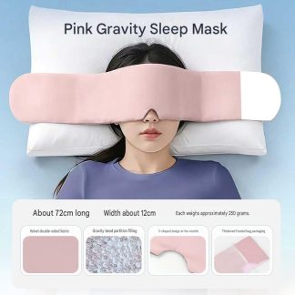 NOCHE Sleep Mask, Cooling Eye Mask, Eye Fatigue Relief, Gentle Pressure, Light-Blocking Sleep Mask